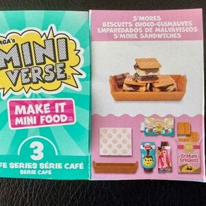 S’mores chocolate marshmallows graham crackers miniverse make it mini café 3
